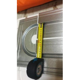 Поворотная пластина Рустеплопол, оцинкованная сталь, Ду 16мм, шаг укладки 150мм