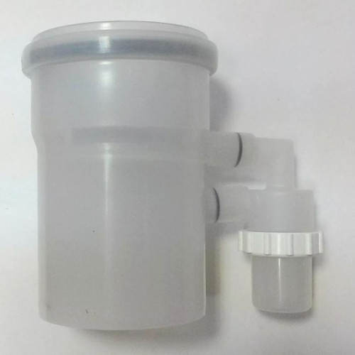 Присоединит. патрубок полипропиленовый диам. 110/110 мм с  конденсатоотводчиком арт. 7106821--