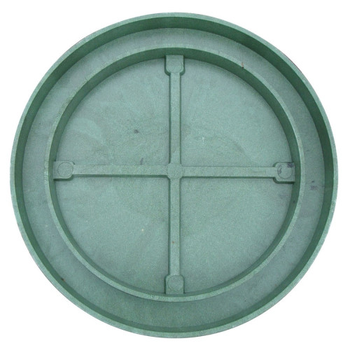 Крышка люк для колодца 315 мм полимерпесчаная (зеленая) Крышка люк для колодца 315 мм полимерпесчаная (зеленая)