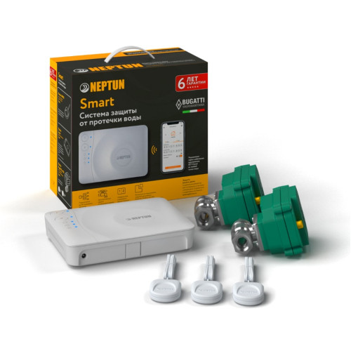 Защита от протечек Neptun Bugatti Smart 3/4 Tuya Защита от протечек Neptun Bugatti Smart 3/4 Tuya