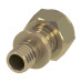 Соединение прямое с НГ гайкой TECEflex 20х1/2" мм латунь