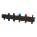 Коллектор Rommer стальной 1x1 1/4" 4 контура