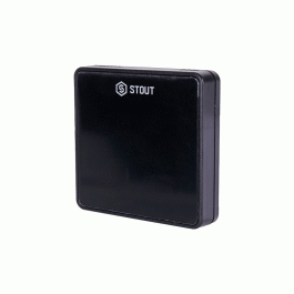 Беспроводной комнатный датчик Stout C-8R чёрный