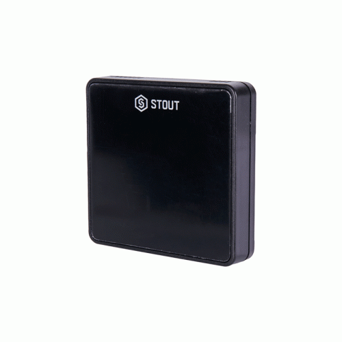 Беспроводной комнатный датчик Stout C-8R чёрный