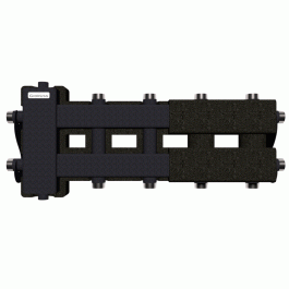 Коллектор Gidruss BM-60-5DU EPP до 60 кВт 1" 5 контуров EPP термоизоляция