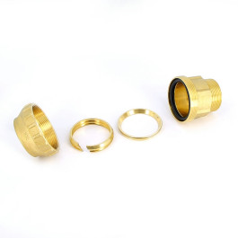 Муфта обжимная с наружной резьбой Ø25х3/4 Tiemme