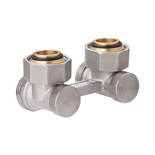 Узел нижнего подключения угловой, для двухтрубных систем MVI 3/4"x3/4" арт. TR.420.0505