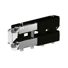 Коллектор нержавеющий модульный Gidruss MKSS-100-2 до 100 кВт 1 1/4" 3 контура