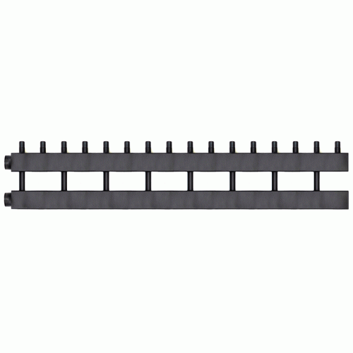 Коллектор Warme WKD.140.8 Дублер рядный (черная сталь) на 8 контуров 90-140 кВт