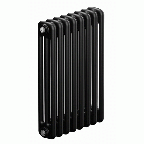 Трубчатый радиатор Rifar Tubog 3057 8 секций цвет антрацит нижнее подключение