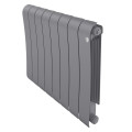 Биметаллический радиатор Royal Thermo Infinity 500 Silver Satin (8 секций)