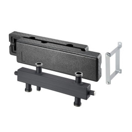 Гидравлическая стрелка Oventrop с изоляцией и крепежом Ду 25,G 1 1/2 НР плоское уплотнение