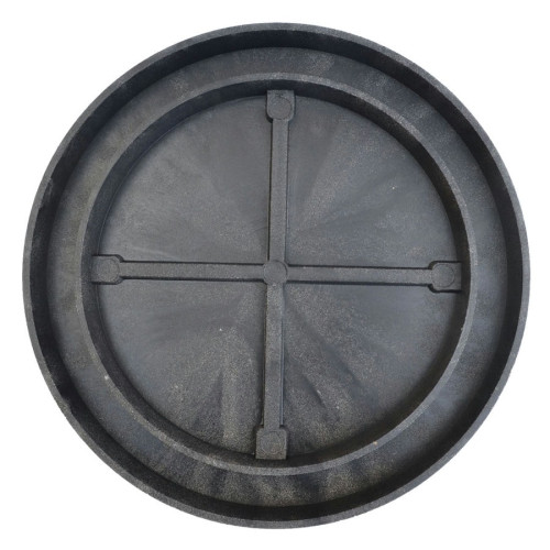 Крышка люк для колодца 315 мм полимерпесчаная (черная) Крышка люк для колодца 315 мм полимерпесчаная (черная)