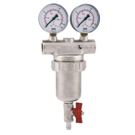 Фильтр самопромывной с двумя манометрами Itap 1/2" (ART 189)
