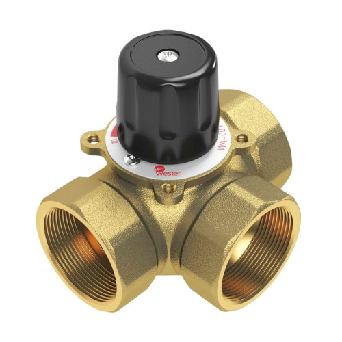 Клапан трехходовой поворотный 3-ход. Wester FMV 131E DN25 ВР 1" Kvs 10 Клапан трехходовой поворотный 3-ход. Wester FMV 131E DN25 ВР 1" Kvs 10