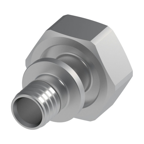 Соединение прямое с ВР резьбой TECEflex под евроконус 20х3/4" мм латунь