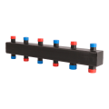 Коллектор Rommer стальной 1x1 1/4" 5 контуров