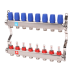 Коллектор с расходомерами MVI 1"х3/4"ЕК 8 выходов