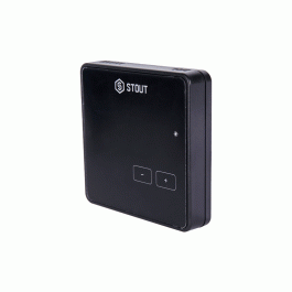 Проводной комнатный регулятор Stout R-9Z чёрный