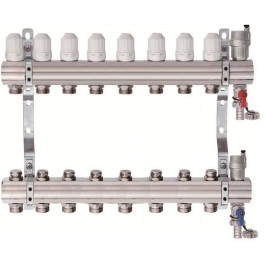Коллектор для отопления Tim на 8 выходов (арт.KB008)