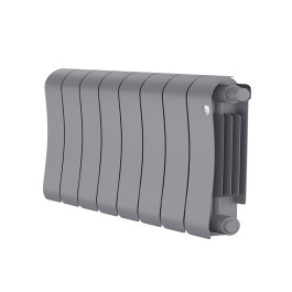 Биметаллический радиатор Royal Thermo Infinity 300 VR80 Silver Satin (6 секций)