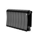 Биметаллический радиатор Royal Thermo Infinity 300 Noir Sable (8 секций)