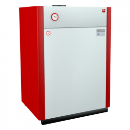 Напольный газовый чугунный котёл Лемакс Лидер 35