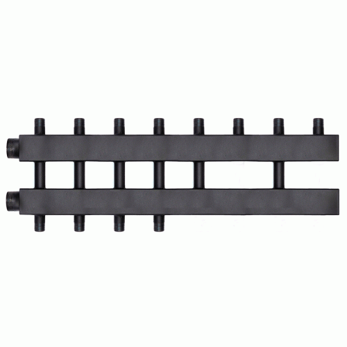 Коллектор Warme WKD.140.К.4+2 Дублер компакт (черная сталь) на 6 контуров 90-140 кВт Коллектор Warme WKD.140.К.4+2 Дублер компакт (черная сталь) на 6 контуров 90-140 кВт