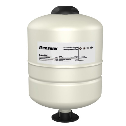 Гидроаккумулятор Renseier RAV-8LV вертикальный Гидроаккумулятор Renseier RAV-8LV вертикальный