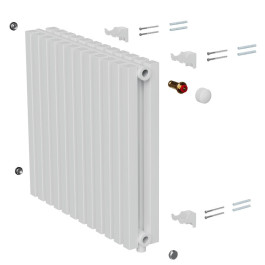 Дизайн радиатор стальной трубчатый Royal Thermo Shift Q30 VC2050 24 секции