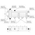 Коллектор нержавеющий Gidruss BMSS-40-3D до 40 кВт 3/4" 2-3 контура — фото 3