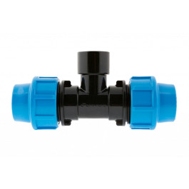 Тройник с внутренней резьбой Джилекс 25х3/4 для труб ПНД