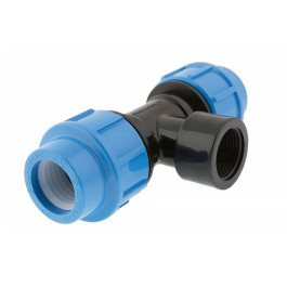 Тройник с внутренней резьбой Джилекс 32х1" для труб ПНД