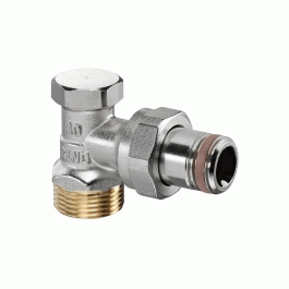 Кран для радиатора прямой угловой OVENTROP COMBI 2НР 3/4"Х1/2" арт.1091072