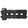 Коллектор Gidruss BM-80-3D EPP до 80 кВт 1 1/4"-1" 2 контура EPP термоизоляция