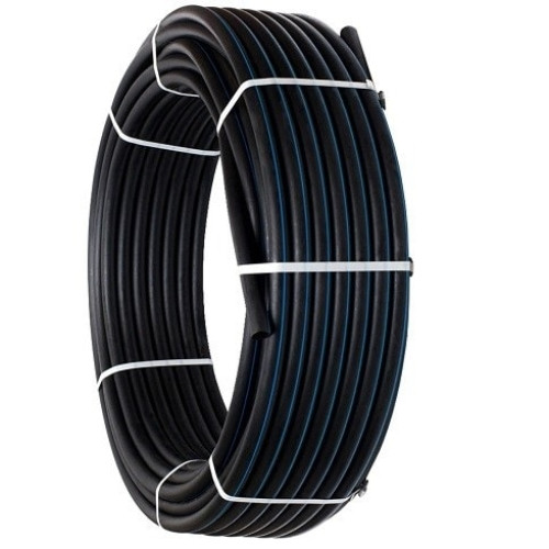 ПНД труба 32x2,4 черная с синей полосой ПЭ80 SDR13.6 PN10 200м ACR