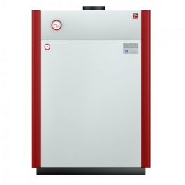 Напольный газовый чугунный котёл Лемакс Лидер 35