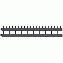 Коллектор Warme WKD.140.10 Дублер рядный (черная сталь) на 10 контуров 90-140 кВт