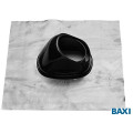 Изолирующая накладка Baxi для наклонных крыш, 110/160 мм для конденсационных котлов