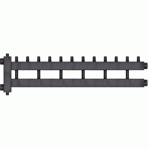 Коллектор с гидроразделителем Warme WKD.R.122.6+1 Дублер рядный (черная сталь) на 7 контуров до 122 кВт Коллектор с гидроразделителем Warme WKD.R.122.6+1 Дублер рядный (черная сталь) на 7 контуров до 122 кВт