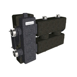 Коллектор Gidruss BM-80-3DU EPP до 80 кВт 1 1/4"-1" 2 контура EPP термоизоляция