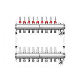 Коллектор с расходомерами Wester W902 1"x3/4" 9 контуров