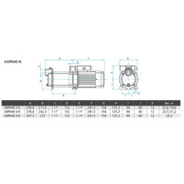 Поверхностный насос ESPA Aspri 45 5N