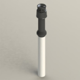 Конец трубы вертикальный коаксиальный Groppalli  60/100 для конвекционных котлов