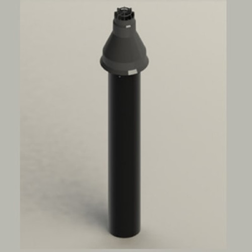 Коаксиальный вертикальный конец трубы (терминал) Groppalli для конденсационных котлов 100/150 Коаксиальный вертикальный конец трубы (терминал) Groppalli для конденсационных котлов 100/150