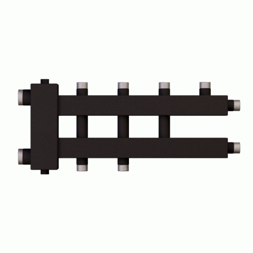 Коллектор с гидроразделителем Warme WKD.R.85.К.2+1+1 (черная сталь) Дублер компакт на 4 контура до 85 кВт Коллектор с гидроразделителем Warme WKD.R.85.К.2+1+1 (черная сталь) Дублер компакт на 4 контура до 85 кВт