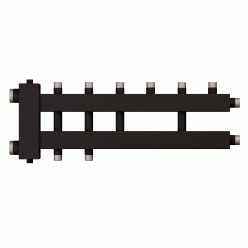 Коллектор с гидроразделителем Warme WKD.R.85.К.3+1+1 (черная сталь) Дублер компакт на 5 контуров до 85 кВт Коллектор с гидроразделителем Warme WKD.R.85.К.3+1+1 (черная сталь) Дублер компакт на 5 контуров до 85 кВт