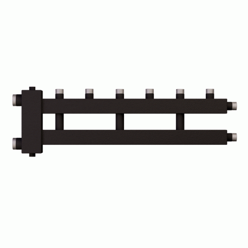 Коллектор с гидроразделителем Warme WKD.R.85.3+1 (черная сталь) на 4 контура до 85 кВт Коллектор с гидроразделителем Warme WKD.R.85.3+1 (черная сталь) на 4 контура до 85 кВт