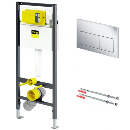 Инсталляция для унитаза Viega Prevista Dry с кнопкой Vising for Life 5 792824 (8524.10)