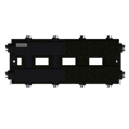 Коллектор модульный Gidruss MK-100-4DU.EPP до 100 кВт 1 1/4" 5 контуров EPP термоизоляция